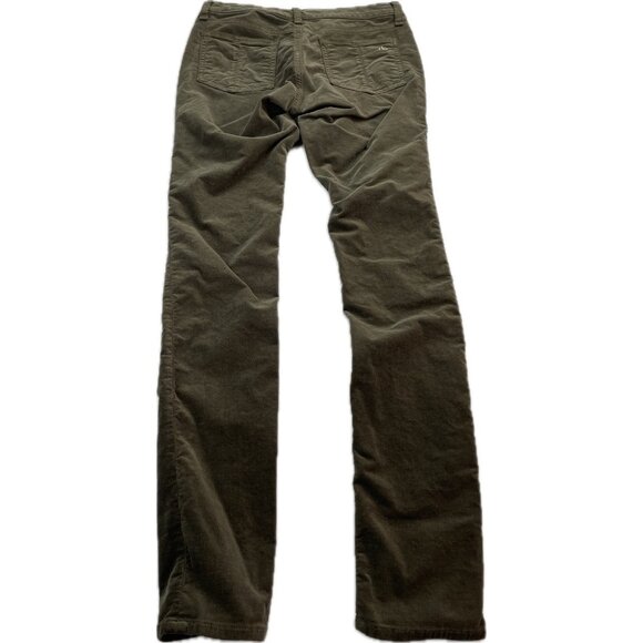 Rag & Bone Jeans Women 27x30 Brown Skinny Ankle Mid-Rise Sueded Stretch USA - Picture 1 of 16